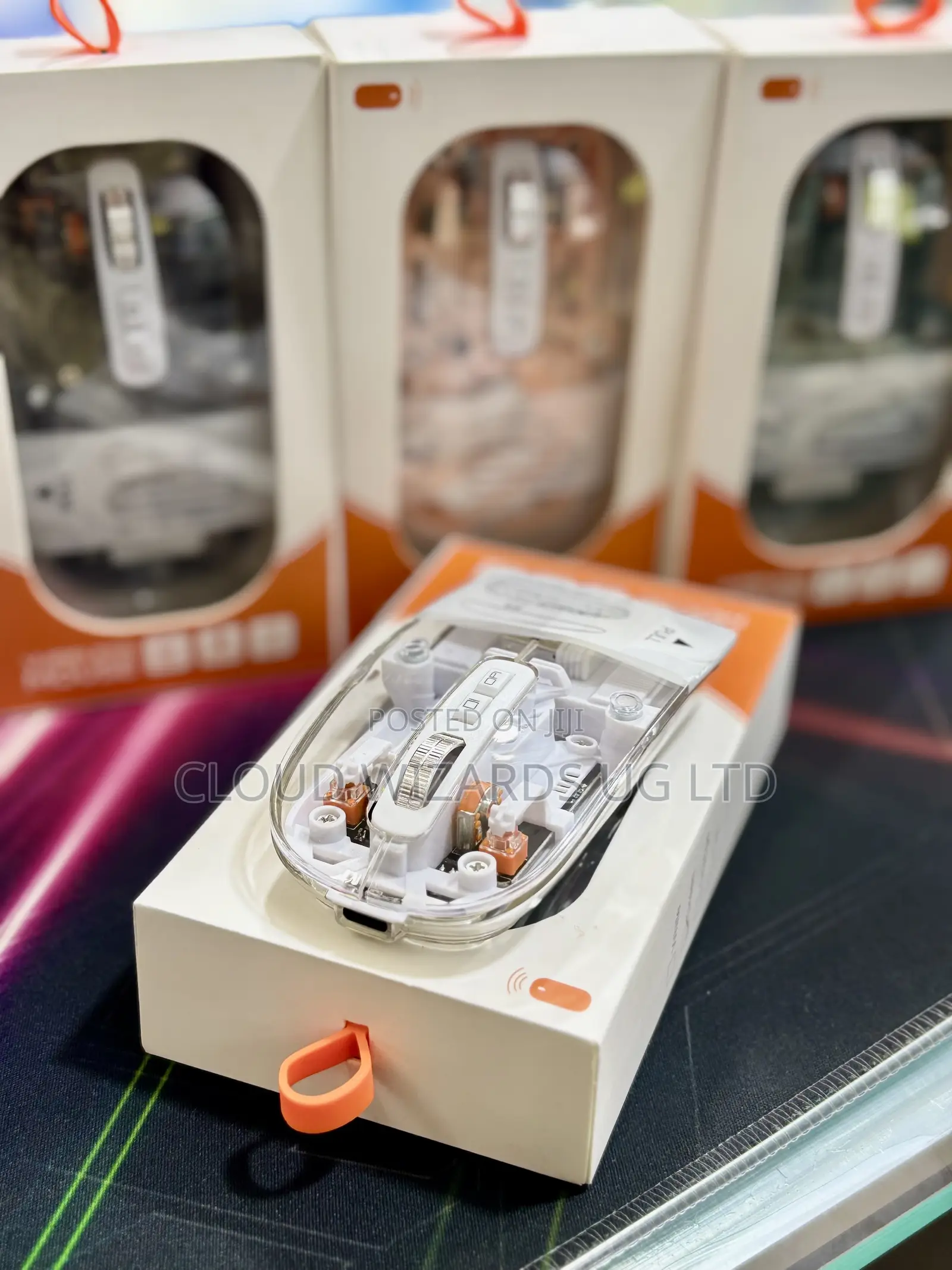 Multi Color Transparent Bluetooth Mice