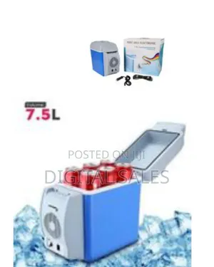 Portable Car Cooling And Warming Refrigerator, 7.5l,