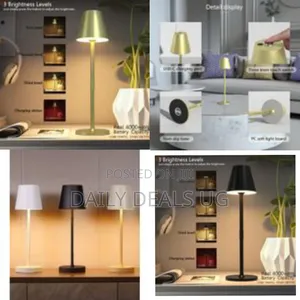 Led Cordless Table Lamp,4000mah Rechargeable Battery Desk Lamp,3 Level