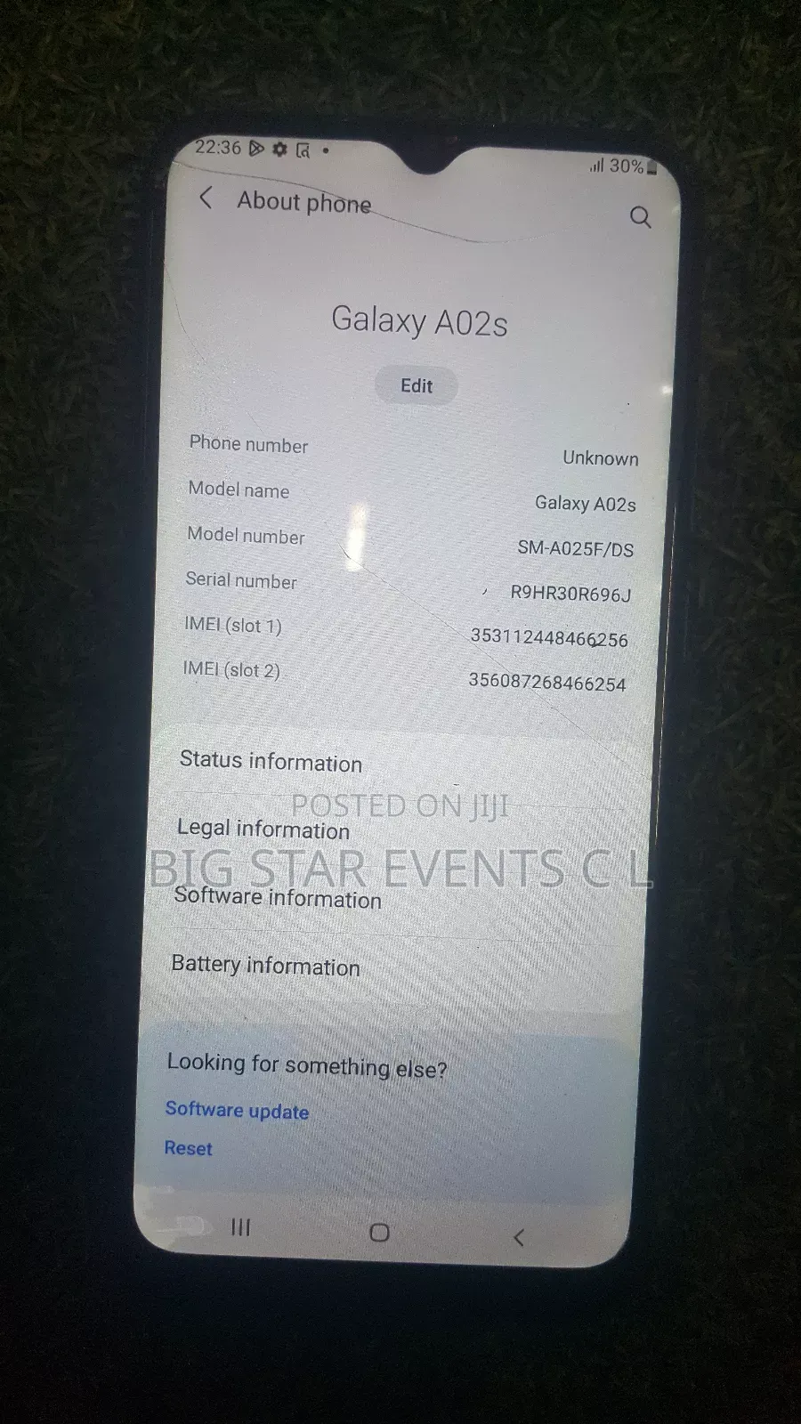 Samsung Galaxy A02S 64 GB Black