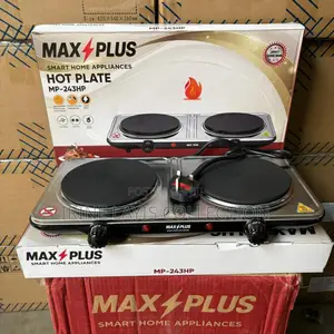 Max Plus Double Burner Electric Hot Plate