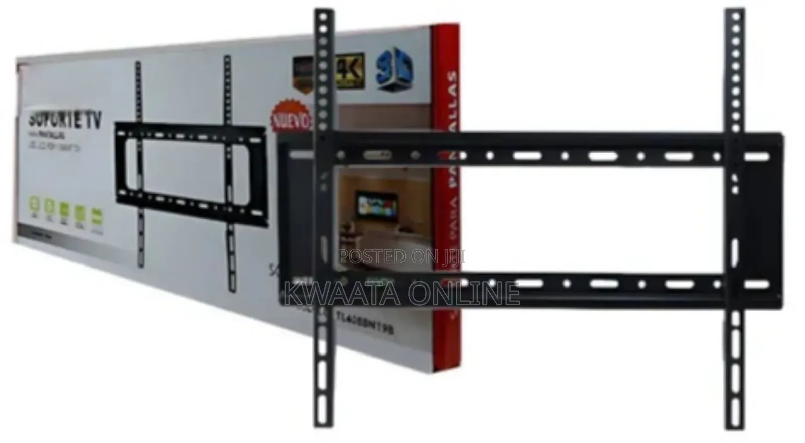 Fixed Tv Screen Mount For 40 To 80 Inches, 50 Kg