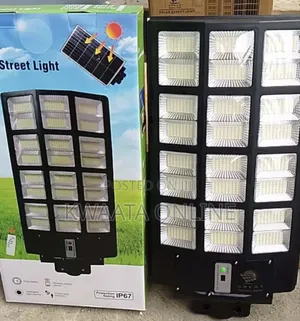 1200watt Solar Powered Remote Controlled Led Street/Pole Light