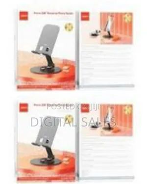 Moxom Storm 360° Rotation Phone Stand for Desk, Foldable Portable