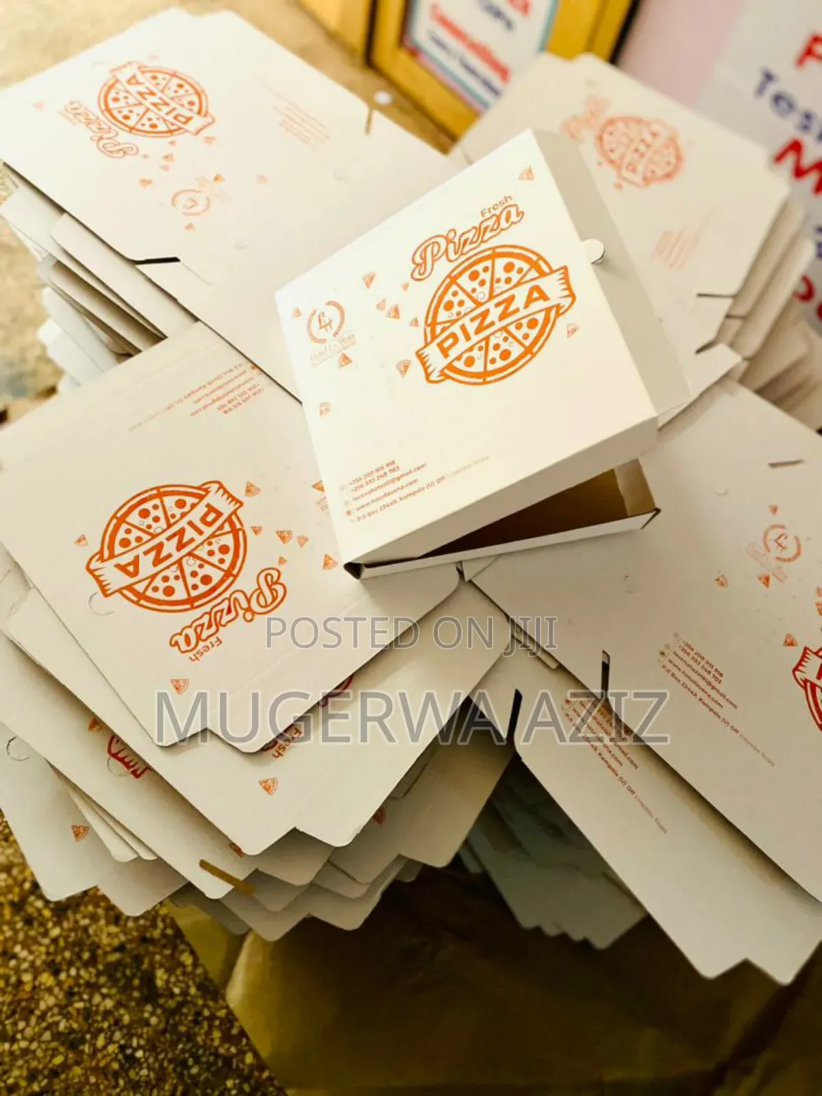 Pizza Boxes, Plain and Printed
