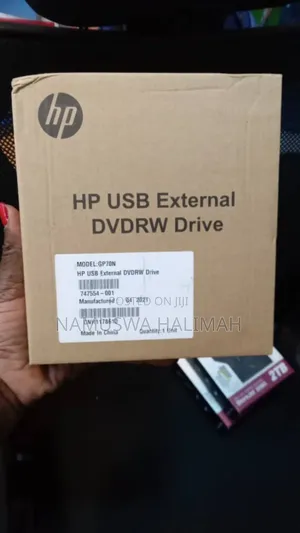 Hp Usb External DVDRW Drive, Model Gp70n.