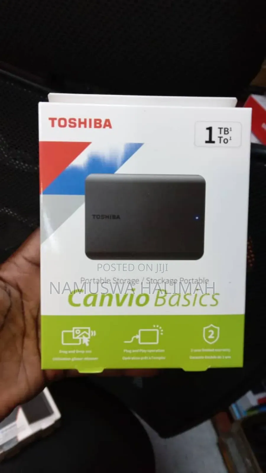 Toshiba 1tb External HDD