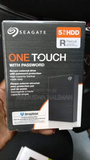 Seagate One Touch With Password External Hard Drive.