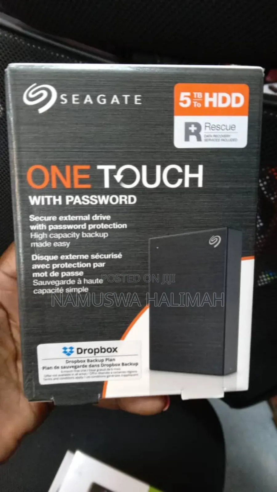 Seagate One Touch With Password External Hard Drive.