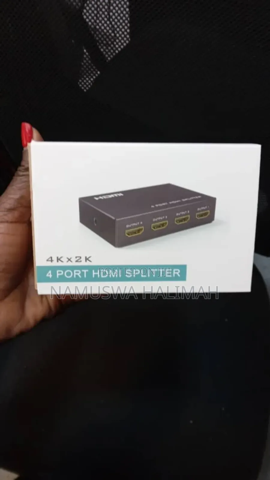 4-Port Hdmi Splitter.
