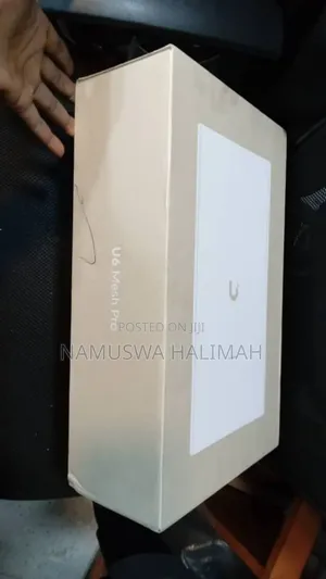Ubiquiti Unifi U6 Mesh Pro. It Is a Dual-Band Wi-Fi 6 Access Point