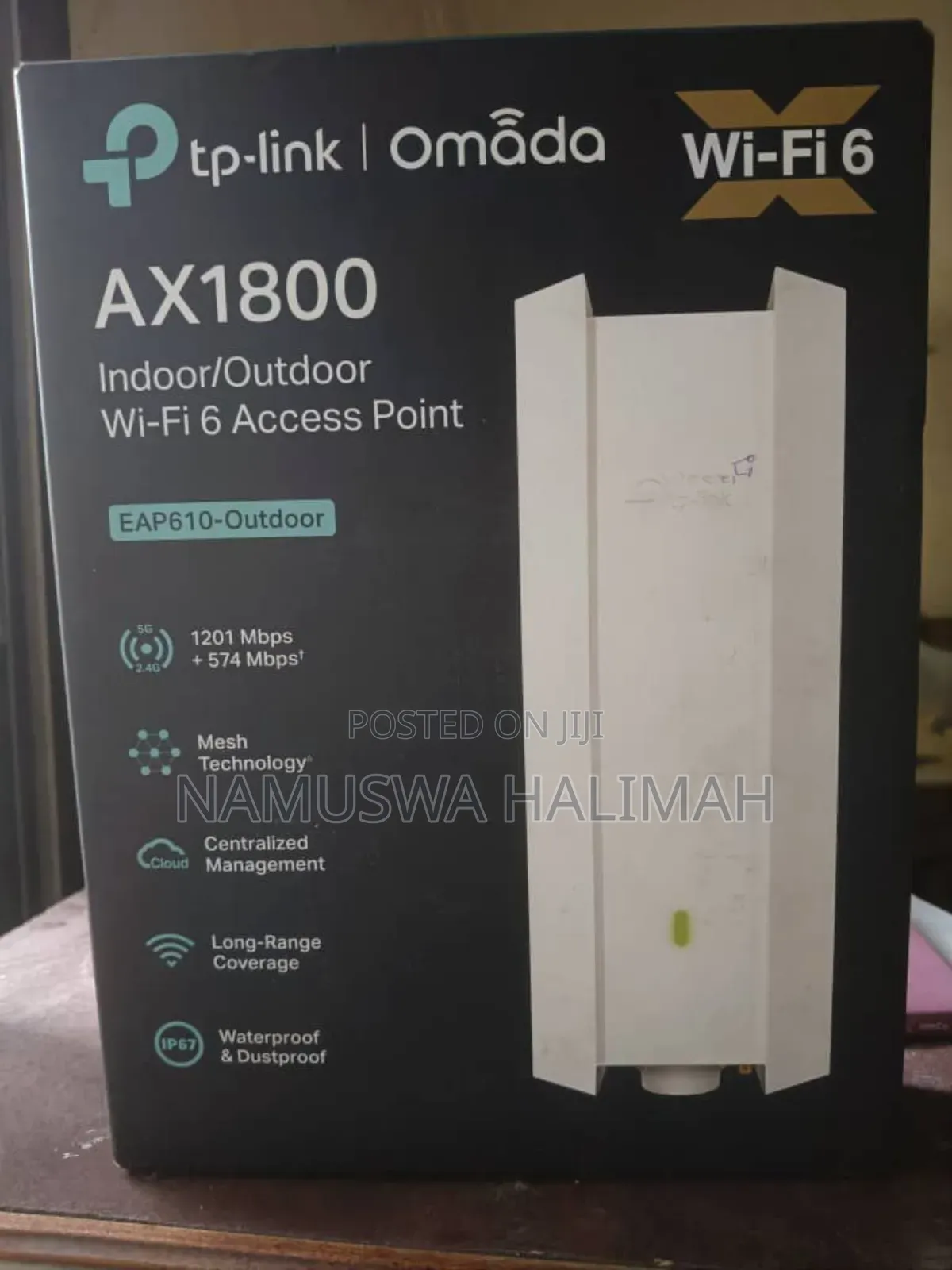 Tp-Link Omada Eap610-Outdoor Ax1800 Wi-Fi 6 Access Point.