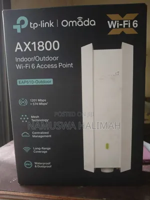 Tp-Link Omada Eap610-Outdoor Ax1800 Wi-Fi 6 Access Point.