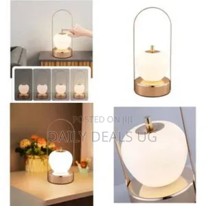 Led Rechargeable Touch Dimming Art Desk Lamp- Multicolor