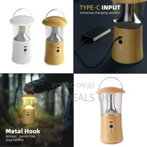 Camping Lantern, Usb Rechargeable Lamp 3 Modes Dimmable Super Bright