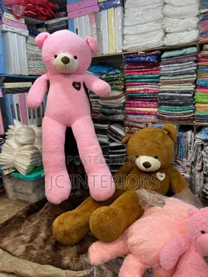 180cm Teddy Bear - Pink, Brown