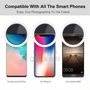 Mini Rechargeable Pocket Selfie Ring Light