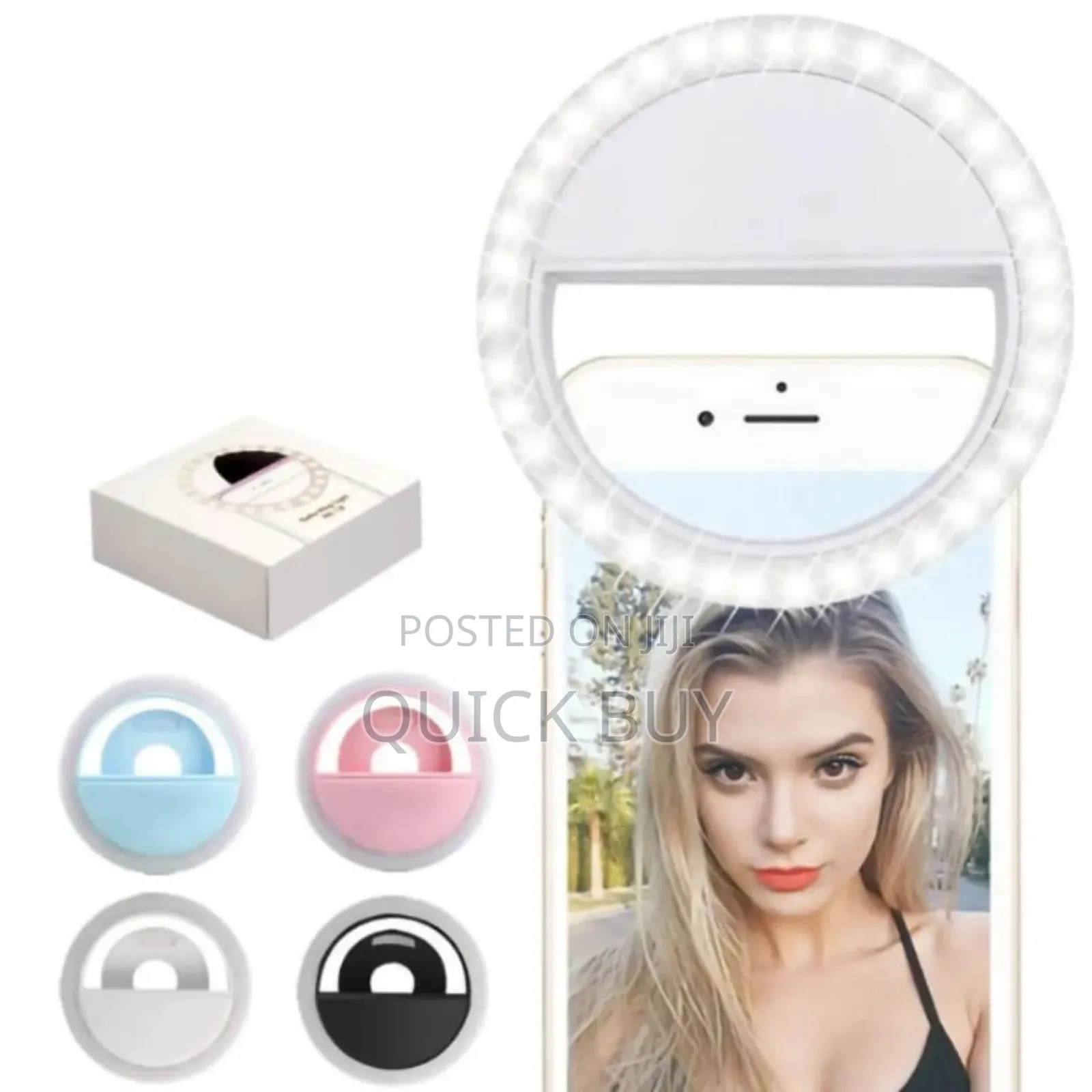 Mini Rechargeable Pocket Selfie Ring Light