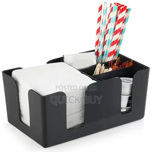 Multifunction Bar,Hotel and Home Napkins and Straw Holder