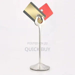Stainless Steel Table Number Stand