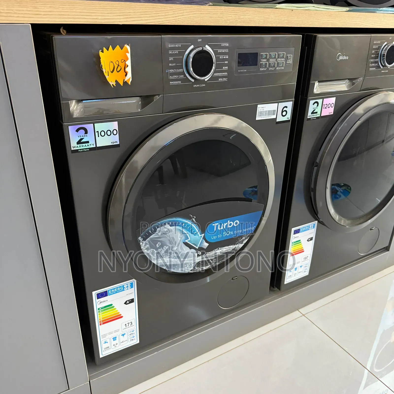 Midea 6kg Fully Automatic Front Loader Washing Machine