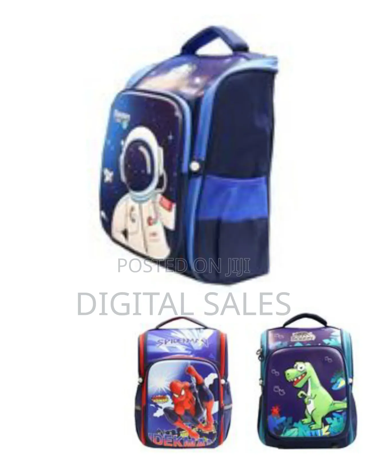 2 in 1 Cartoon Student Bag for Kids Orthopaedic Lightweight