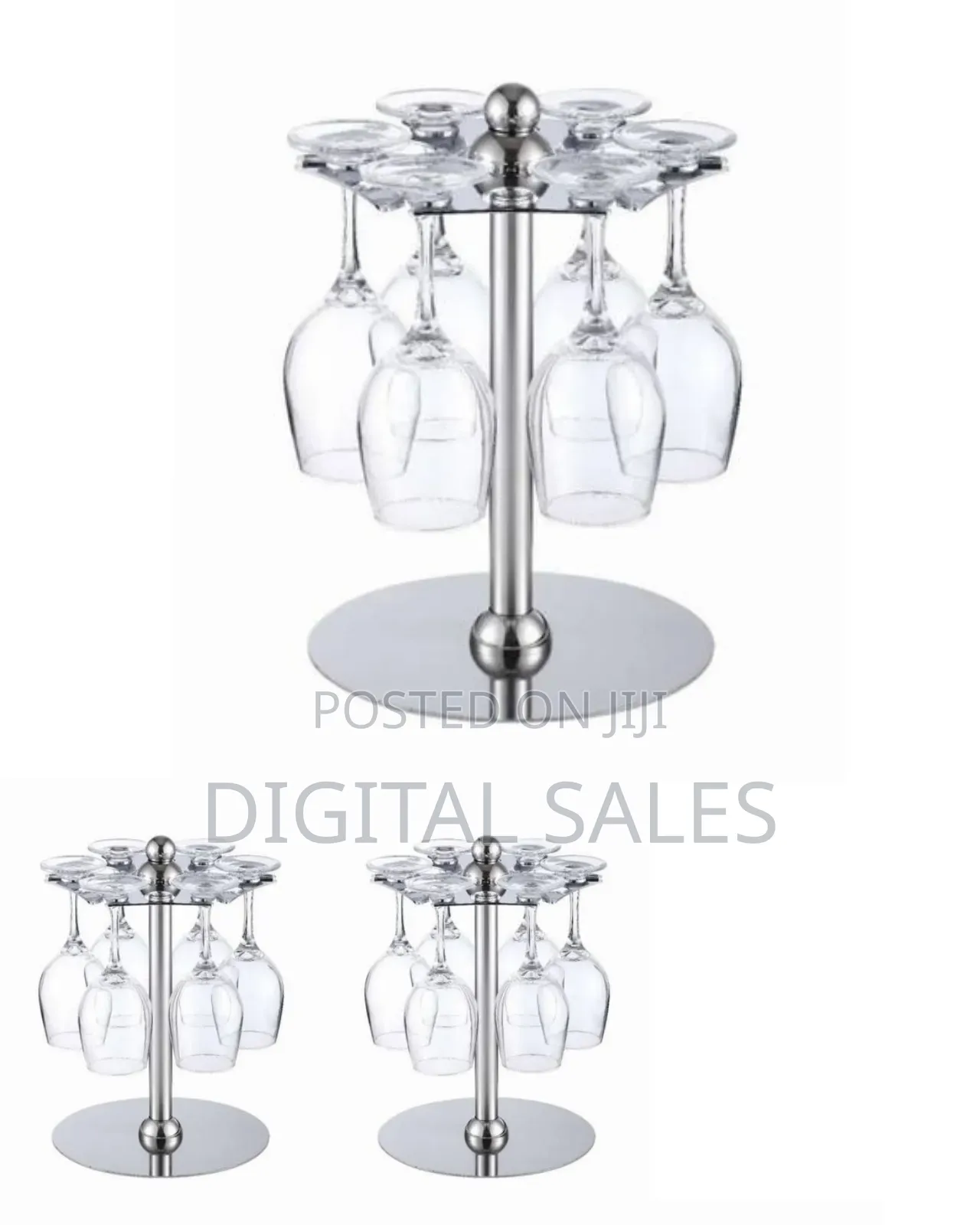 Countertop Rotating 6 Wine Glass