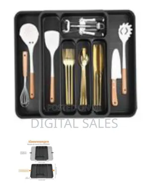 Cutlery Drawer Divider, Expandable Utensil Drawer Organiser Large