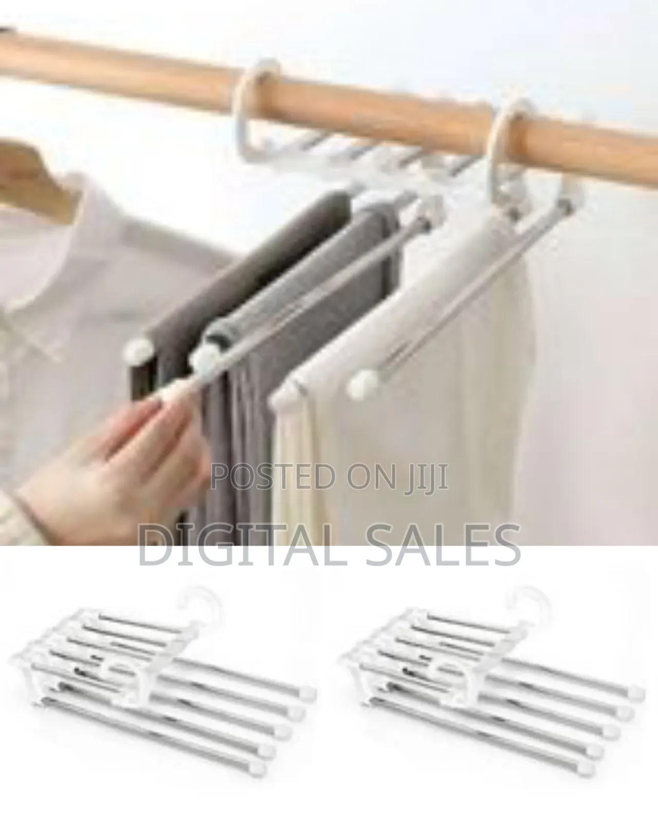 5 In1 Multi-Functional Trousers/Pants Hanger Rack