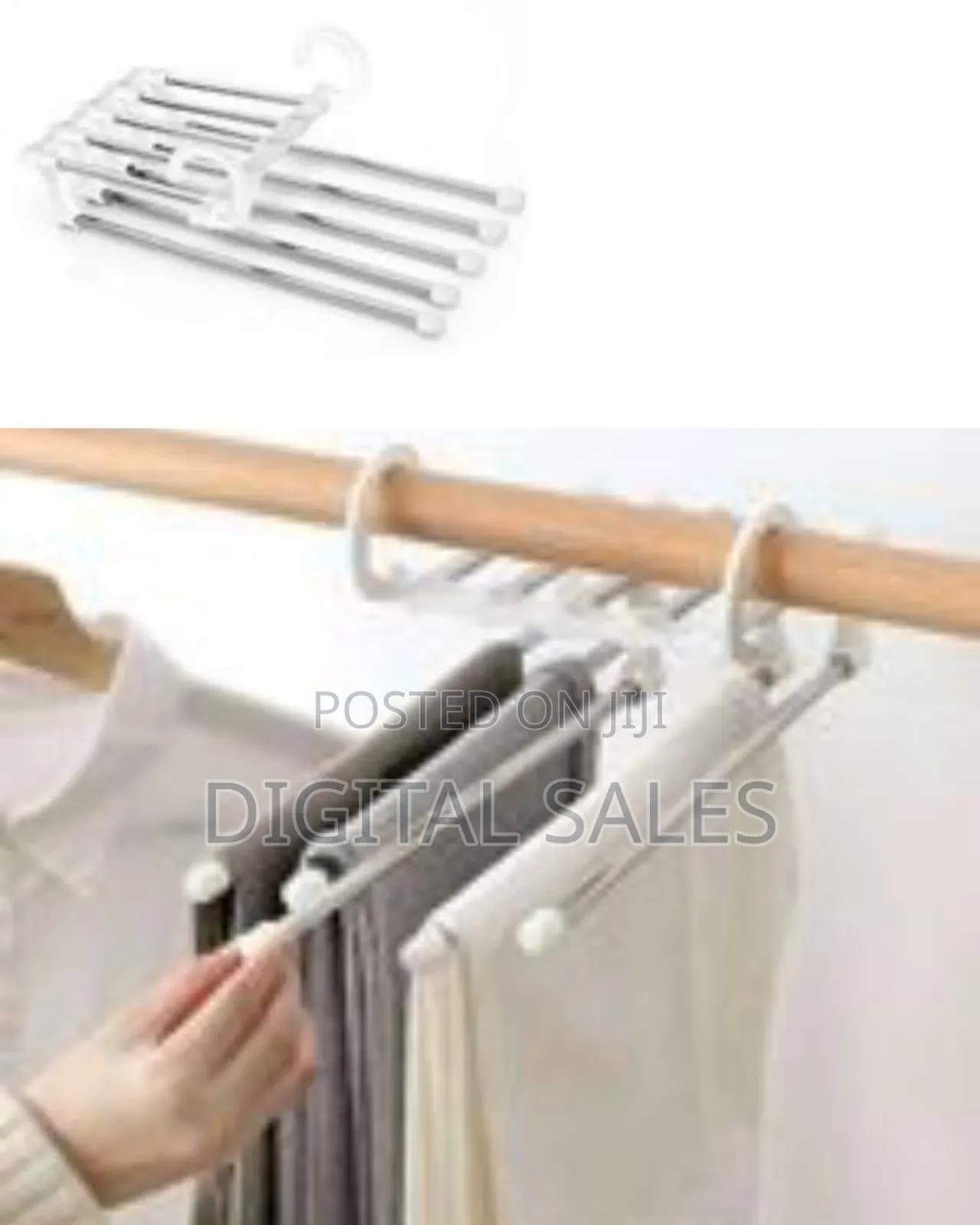 5 In1 Multi-Functional Trousers/Pants Hanger Rack