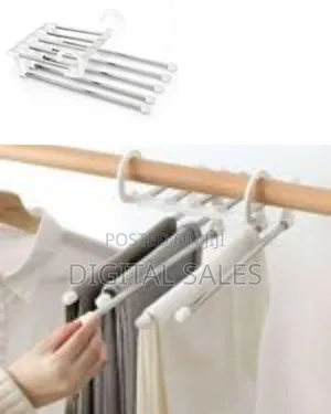 5 In1 Multi-Functional Trousers/Pants Hanger Rack