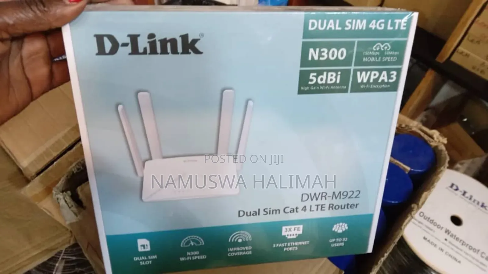 D-Link DWR-M922 Wireless N300 Dual Sim 4g Lte Router