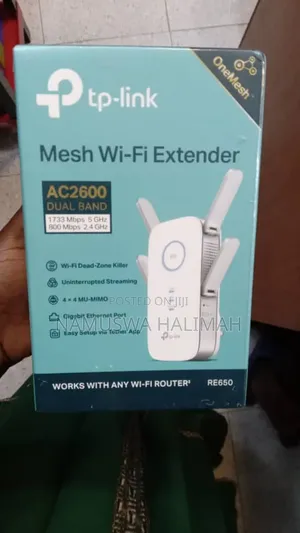 Tp-link Ac2600 Mesh Wi-fi Extender (Re650).