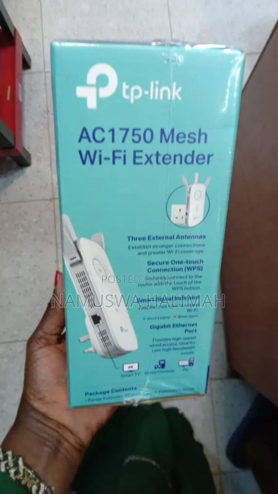 Tp-Link Ac1750 Mesh Wi-Fi Extender, Model Re450.