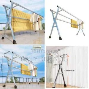 Outdoor Clothes Foldable Laundry Drying Rack, Portable Freestanding