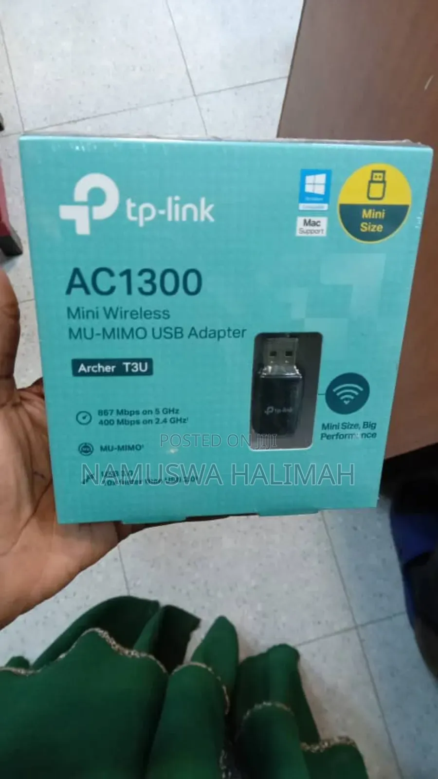 Tp-Link Archer T3u Ac1300 Mini Wireless Mu-Mimo Usb Adapter.