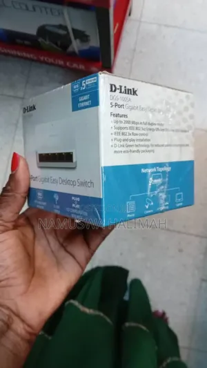 D-Link DGS-1005a 5-Port Gigabit Easy Desktop Switch.