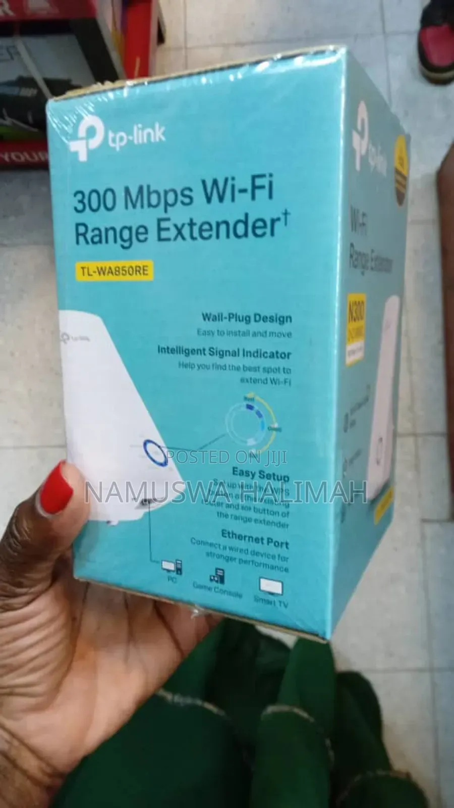 Tp-Link 300 MBPS Wi-Fi Range Extender (Model Tl-Wa850re).