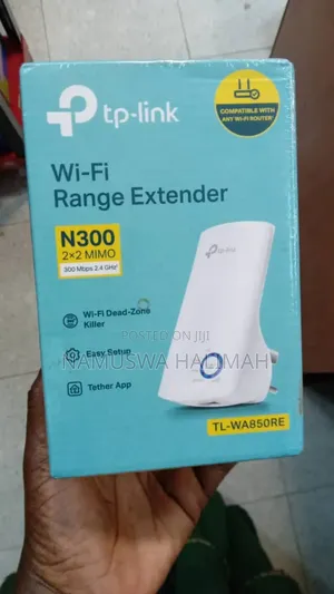 Tp-Link 300 MBPS Wi-Fi Range Extender (Model Tl-Wa850re).