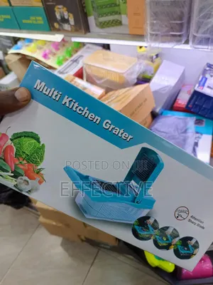 Multi-Functional Kitchen Grater and Vegetable Chopper.