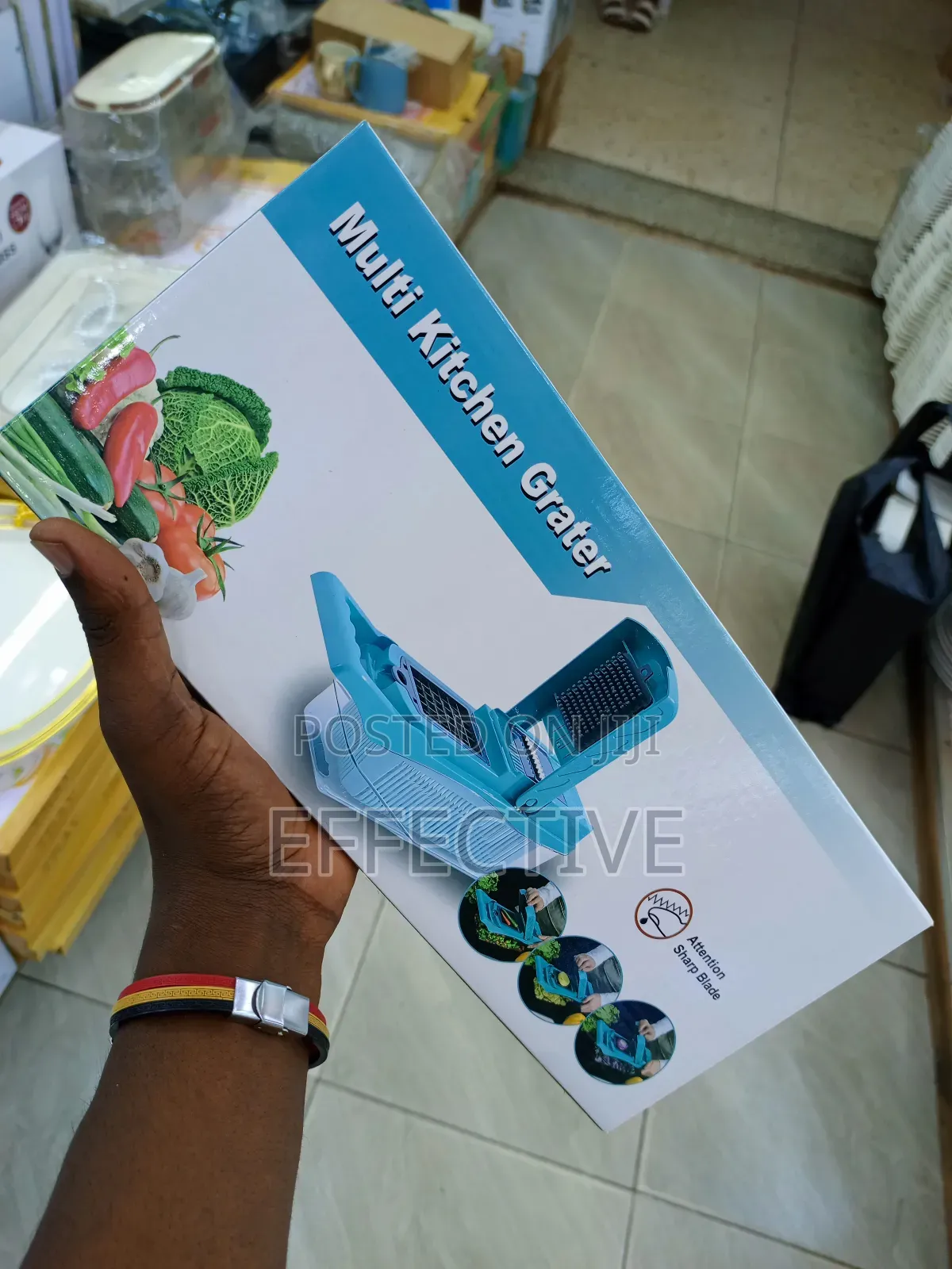 Multi-Functional Kitchen Grater and Vegetable Chopper.