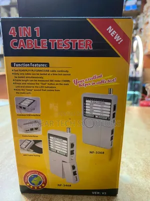 4-in-1 Cable Tester, Model Nf-3368/Nf-3468