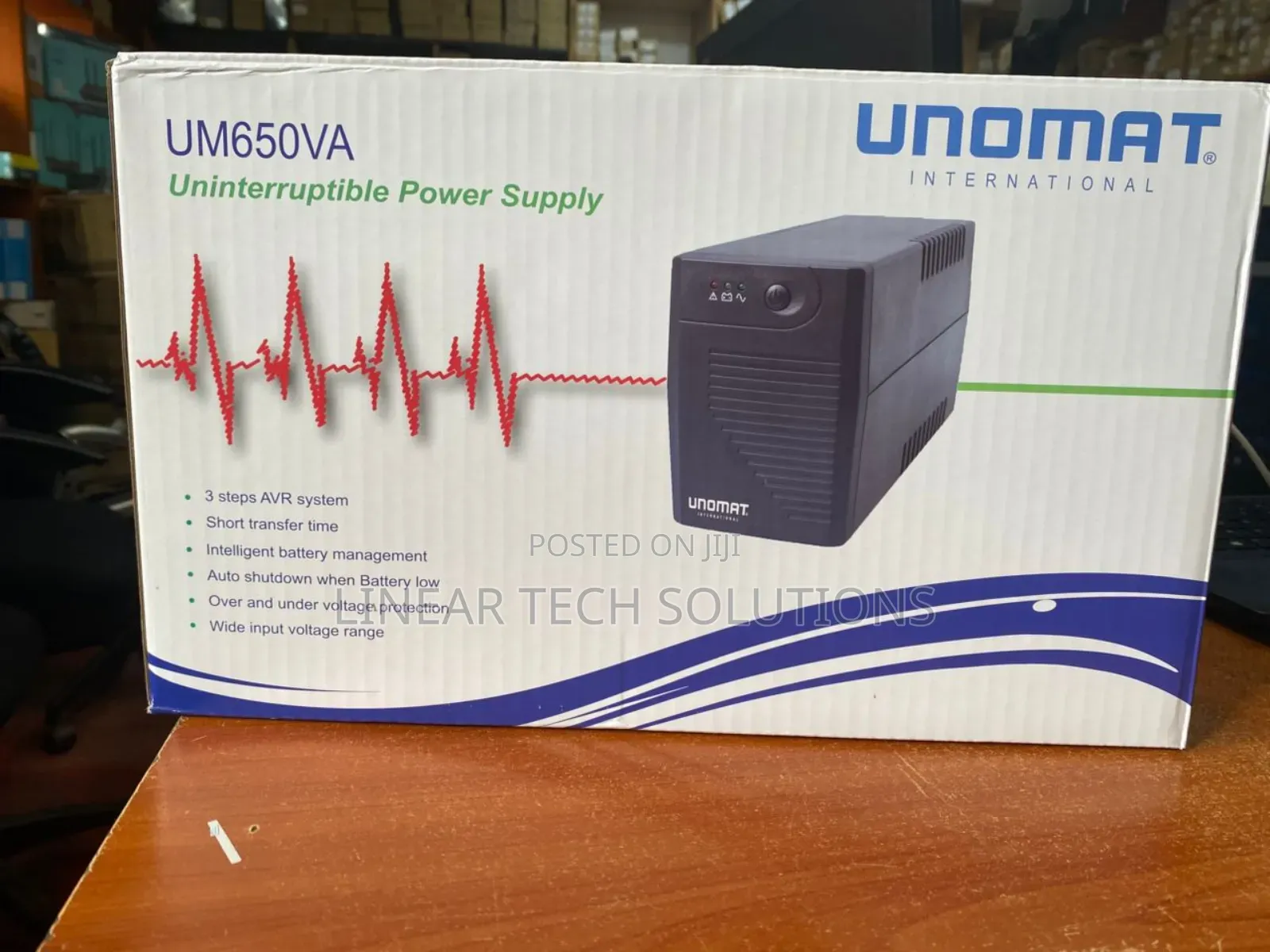 Unomat Um650va Uninterruptible Power Supply (Ups).