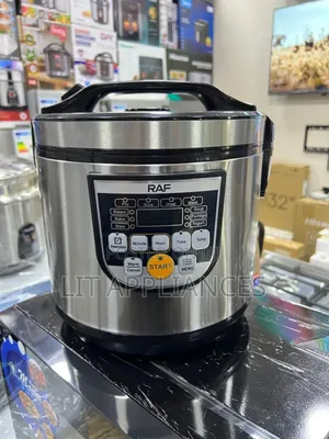 Raf Multi Cooker 5l and Steamer, 3years Warranty. Strong and Durable.