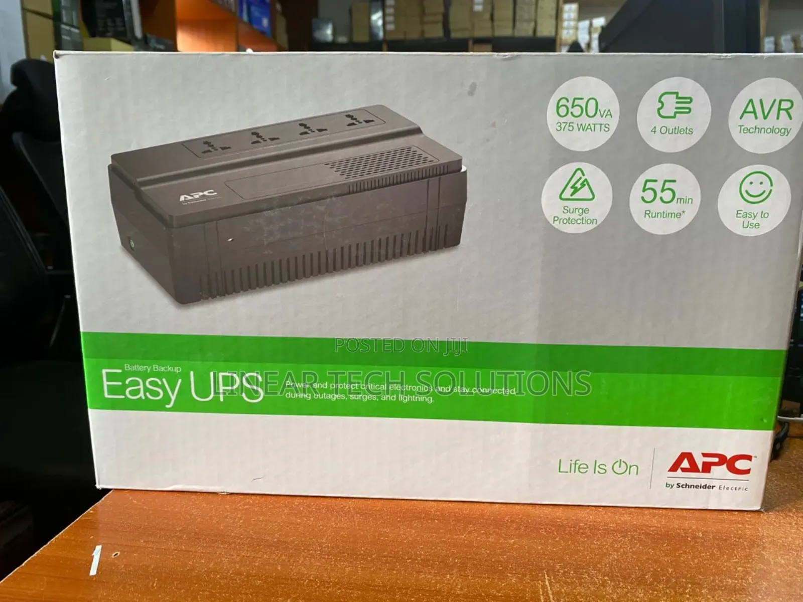 Apc Easy Ups Bv650i, a 650va Uninterruptible Power Supply (Ups).
