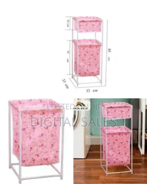 Laundry Hamper Cloth Storage Baskets With Compartments Laundry Basket