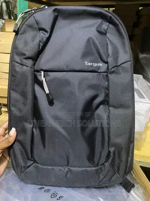 Targus Intellect Essentials 15.6-Inch Laptop Backpack in Black.
