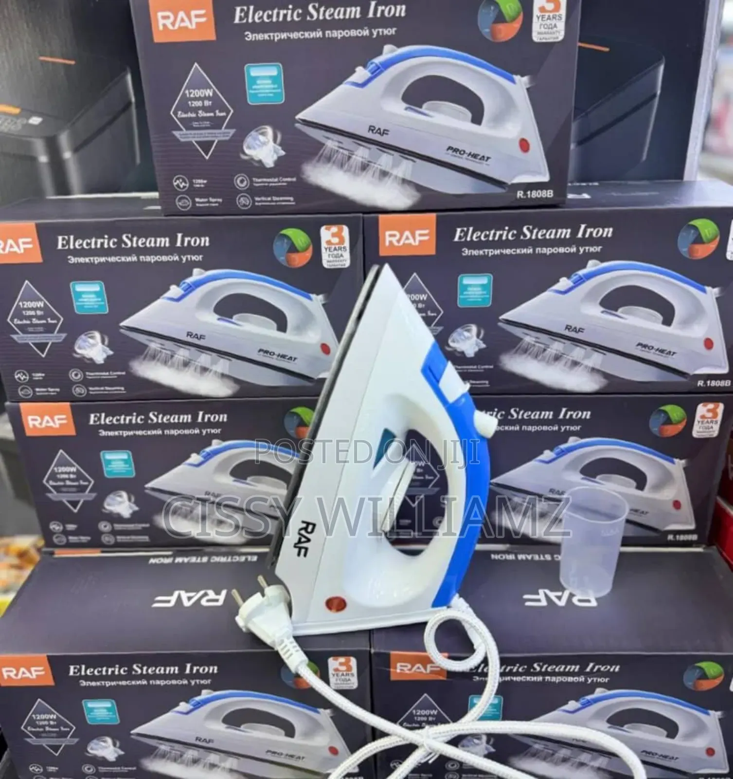 Steam Iron Raf Ceramic Steam Iron
