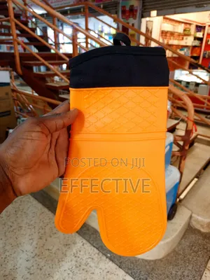 1pc Oven Mitt Durable Heat Resistant Silicone Gloves