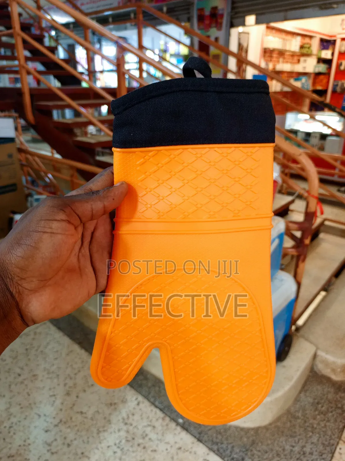 1pc Oven Mitt Durable Heat Resistant Silicone Gloves